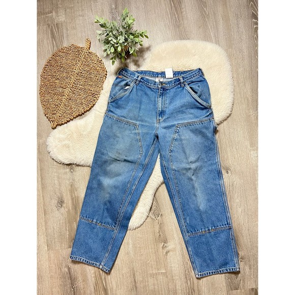 Sorel Jeans Vtg Sorel Double Knee Carpenter Pants Jeans Blue Denim